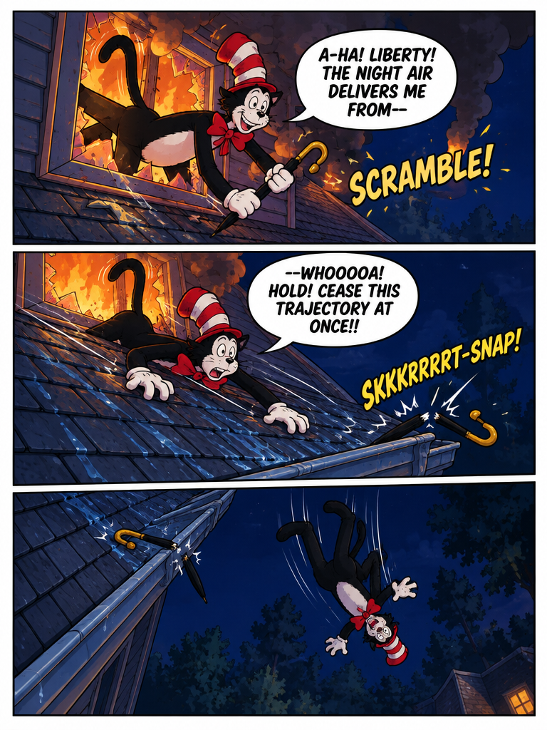 Feline Flight from the Flames (page 3 of 4)