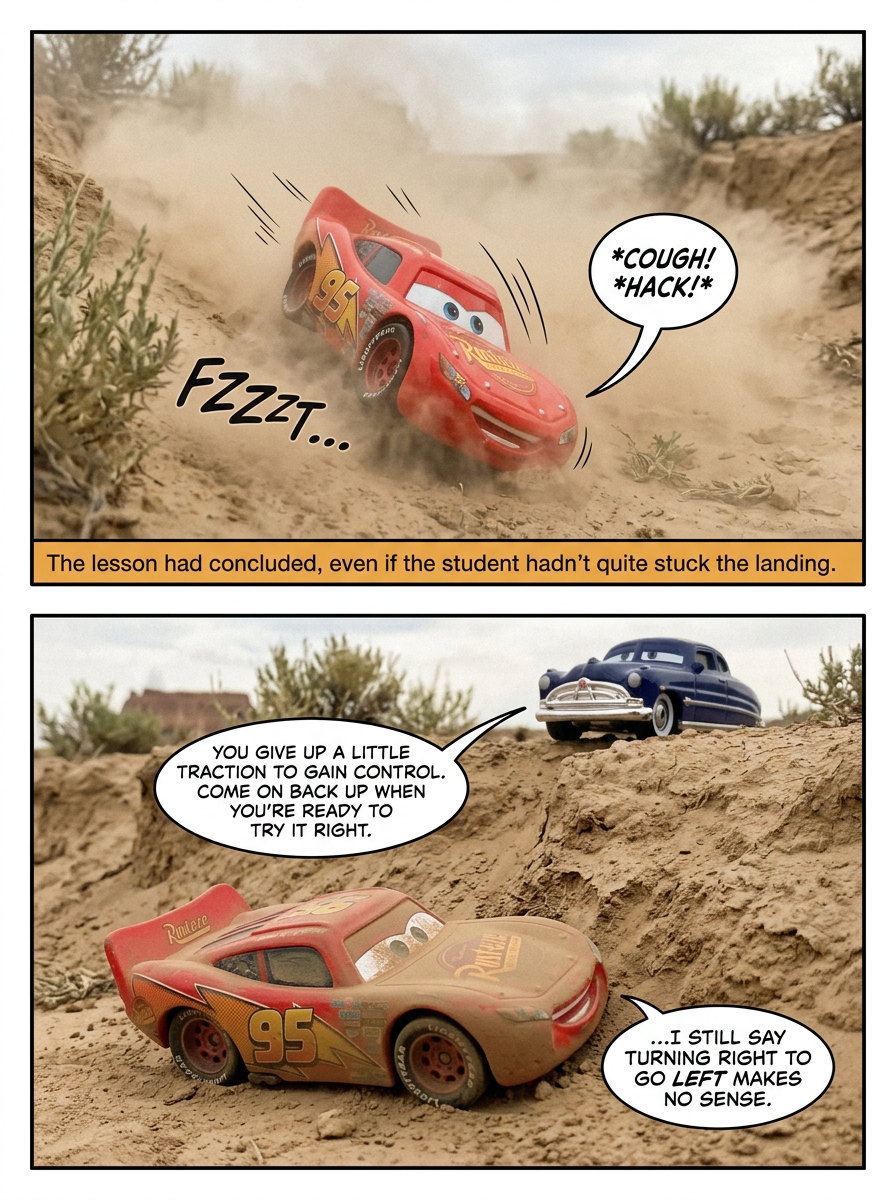 Turn Right to Go Left (page 4 of 4)