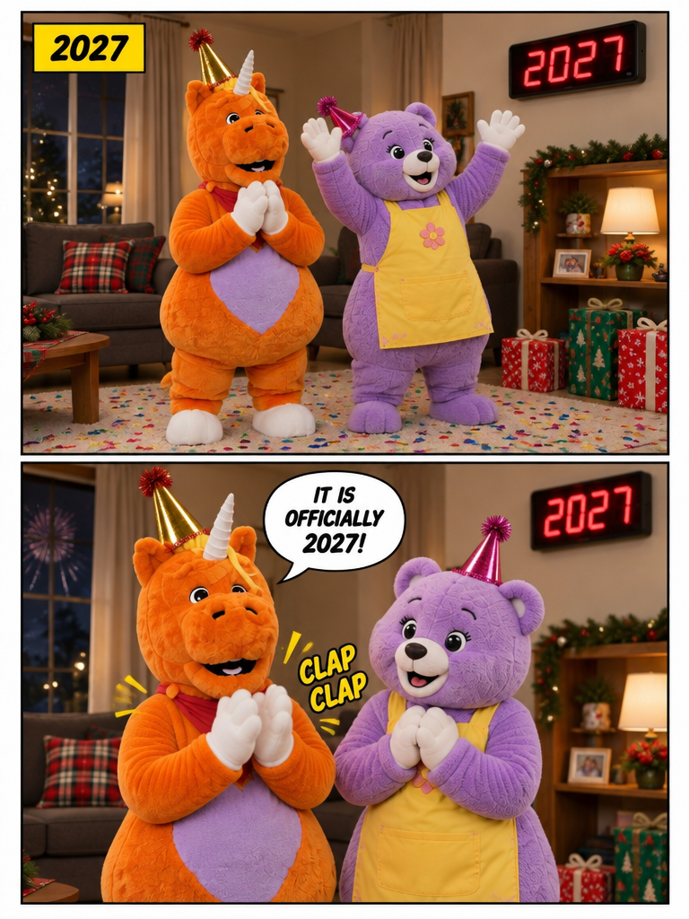 Buddy at New Year's (page 3 of 4)