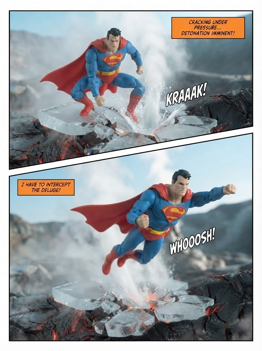 Superman - Shield of Frost -  Comic Story part 6 (page 2 of 4)