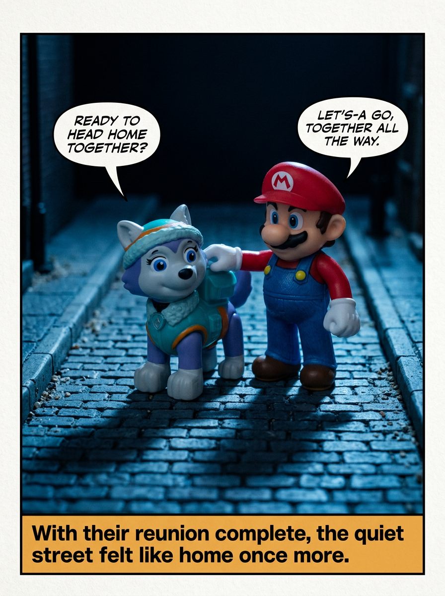 Moonlight Meeting on Cobblestone Street (page 4 of 4)