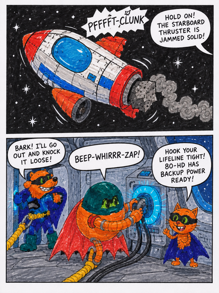 Cosmic Capers: The Bark Knight in Orbit (page 2 of 4)