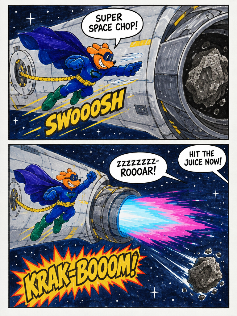 Cosmic Capers: The Bark Knight in Orbit (page 3 of 4)