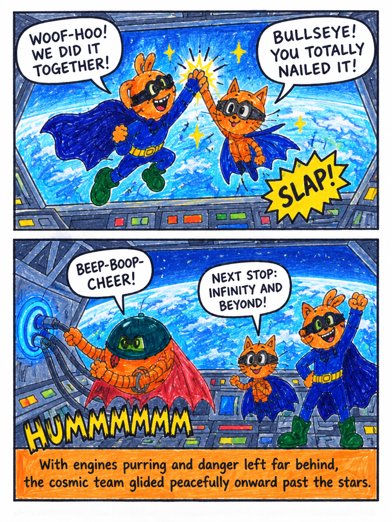 Cosmic Capers: The Bark Knight in Orbit (page 4 of 4)