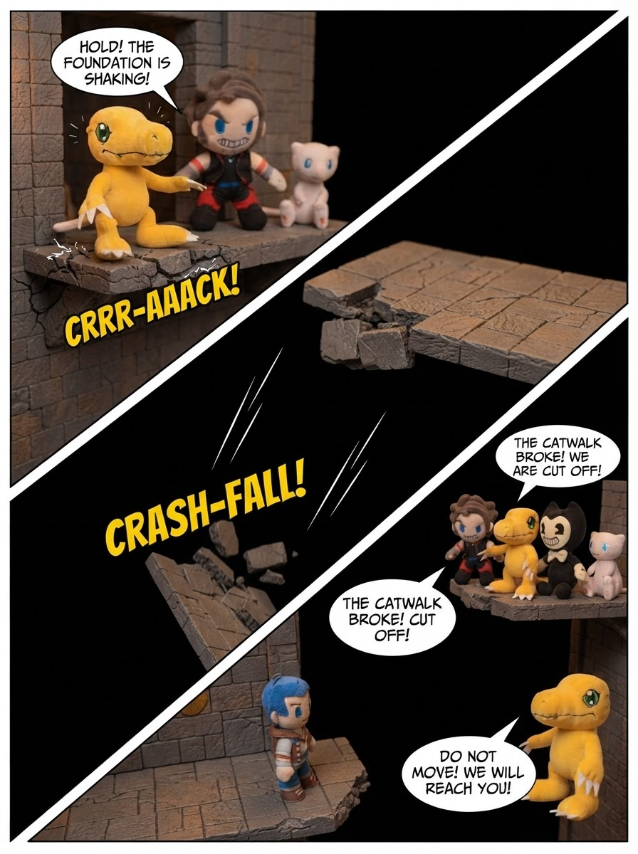 Descent Across the Broken Catwalk (page 3 of 4)