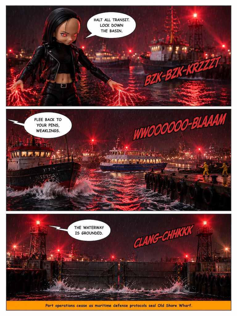 Tempest over Old Shore Wharf (page 3 of 4)