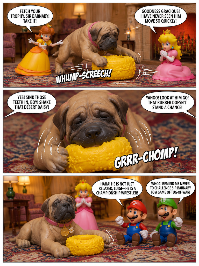 A Noble Mastiff's Favorite Chew Toy (page 3 of 4)