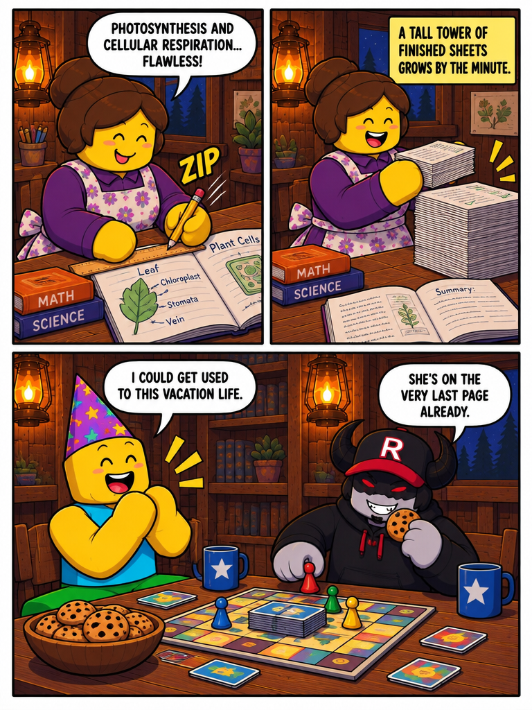 Mom Does The Homework (page 3 of 4)
