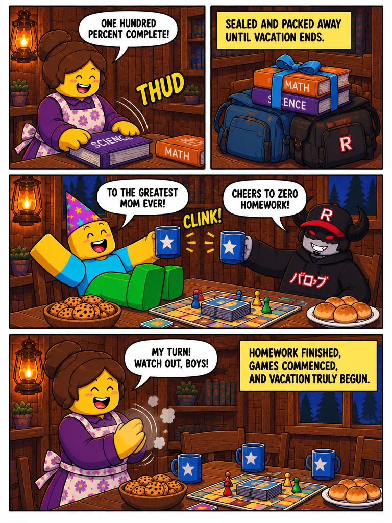 Mom Does The Homework (page 4 of 4)
