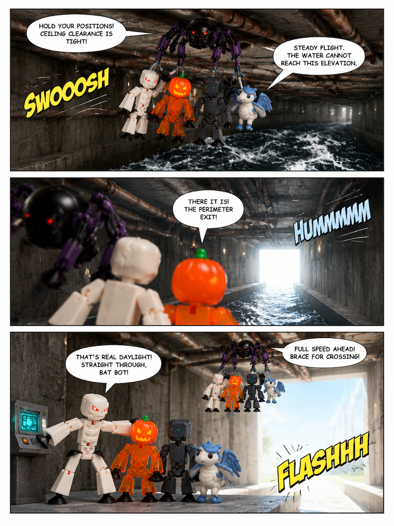 Flight from the Flooded Depths (page 2 of 4)