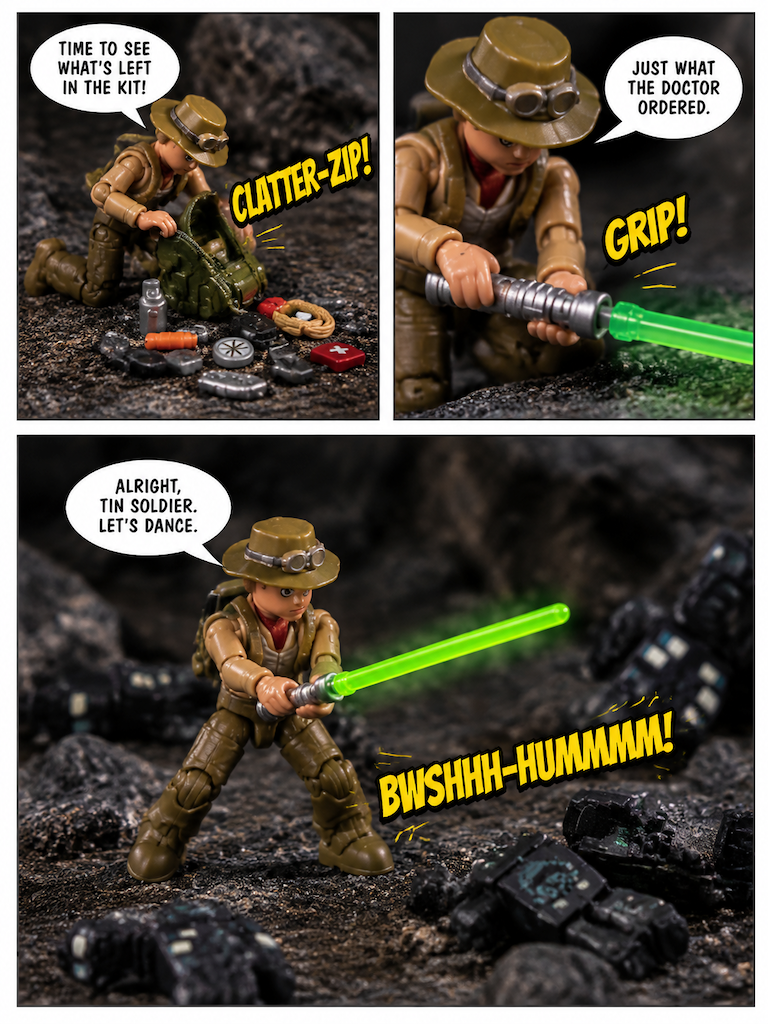 Adventure Man and the Laser Edge (page 2 of 4)