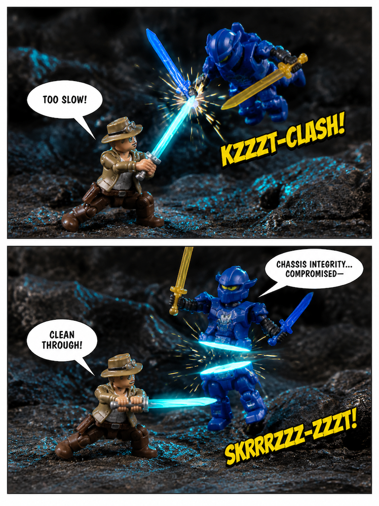 Adventure Man and the Laser Edge (page 3 of 4)