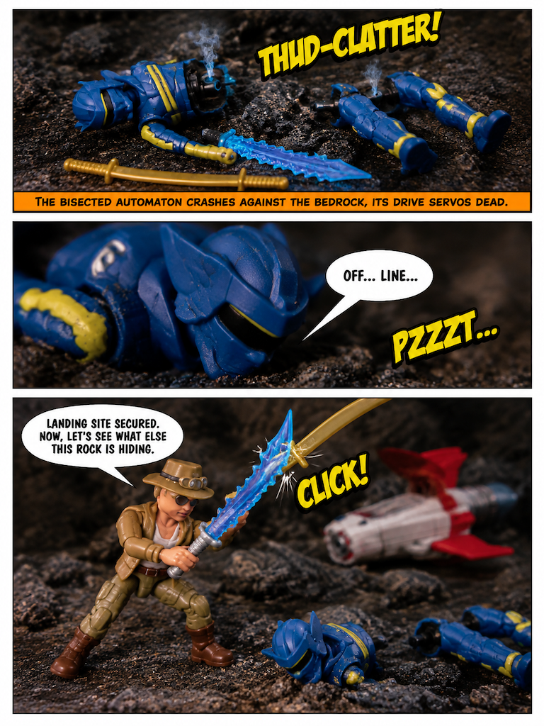Adventure Man and the Laser Edge (page 4 of 4)