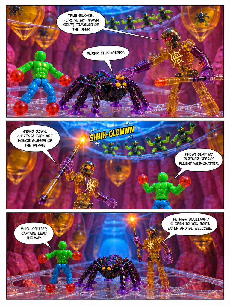 The Silk Canopy of the Spider Folk (page 3 of 4)