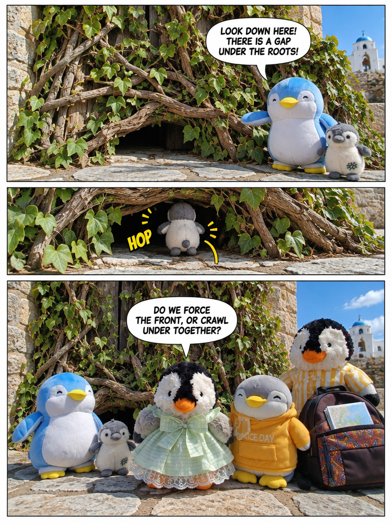 Three Penguin Siblings: Quest For The Cursed Six Churches - First Church (page 3 of 4)