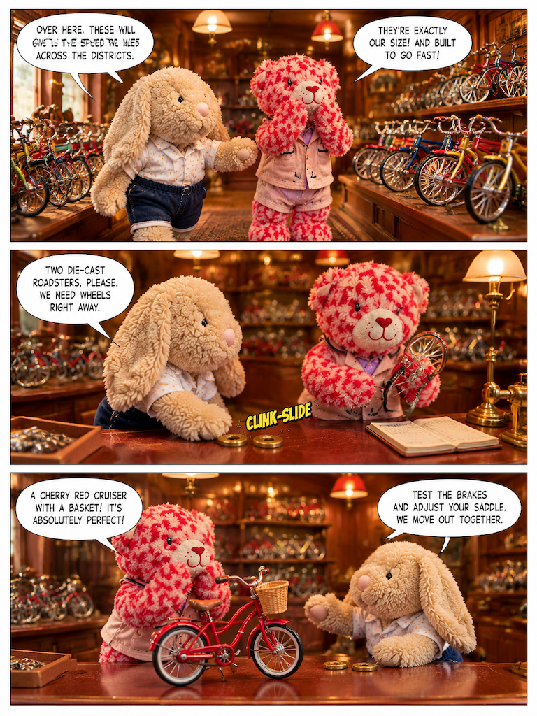 Pedals and Posters in Toy Land (page 3 of 4)