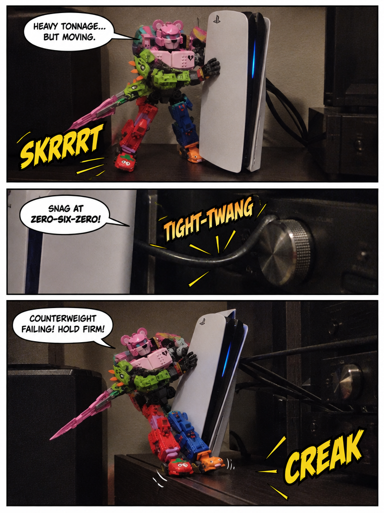 Mecha team leader escape the house (page 2 of 4)