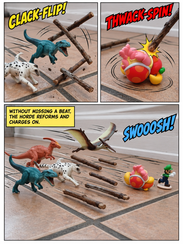 Stampede on the Tile Floor (page 3 of 4)