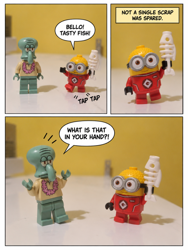 squidward VS ron origin comic (page 1 of 4)