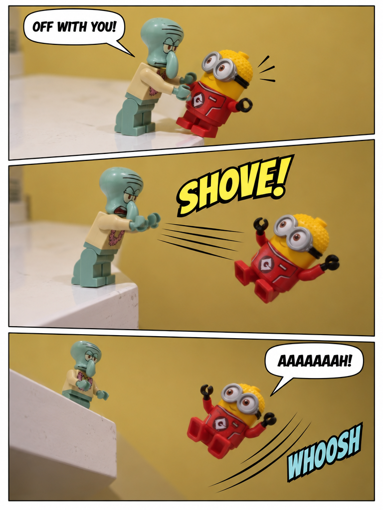 squidward VS ron origin comic (page 3 of 4)