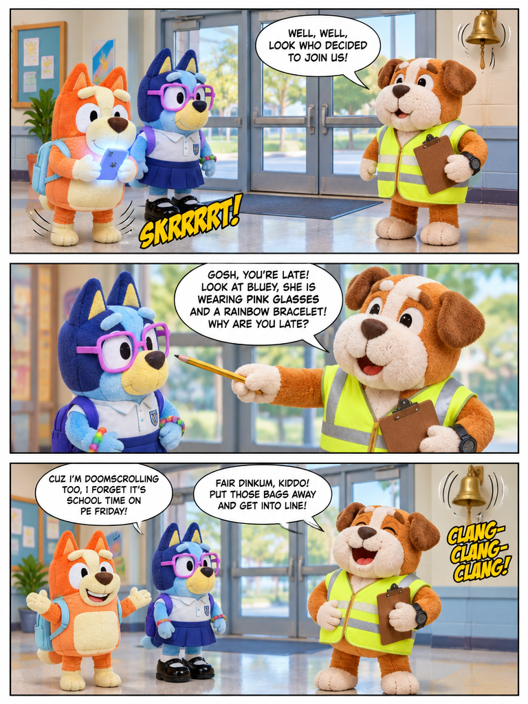 Running Late on PE Friday sorry it's not bluey (page 4 of 4)