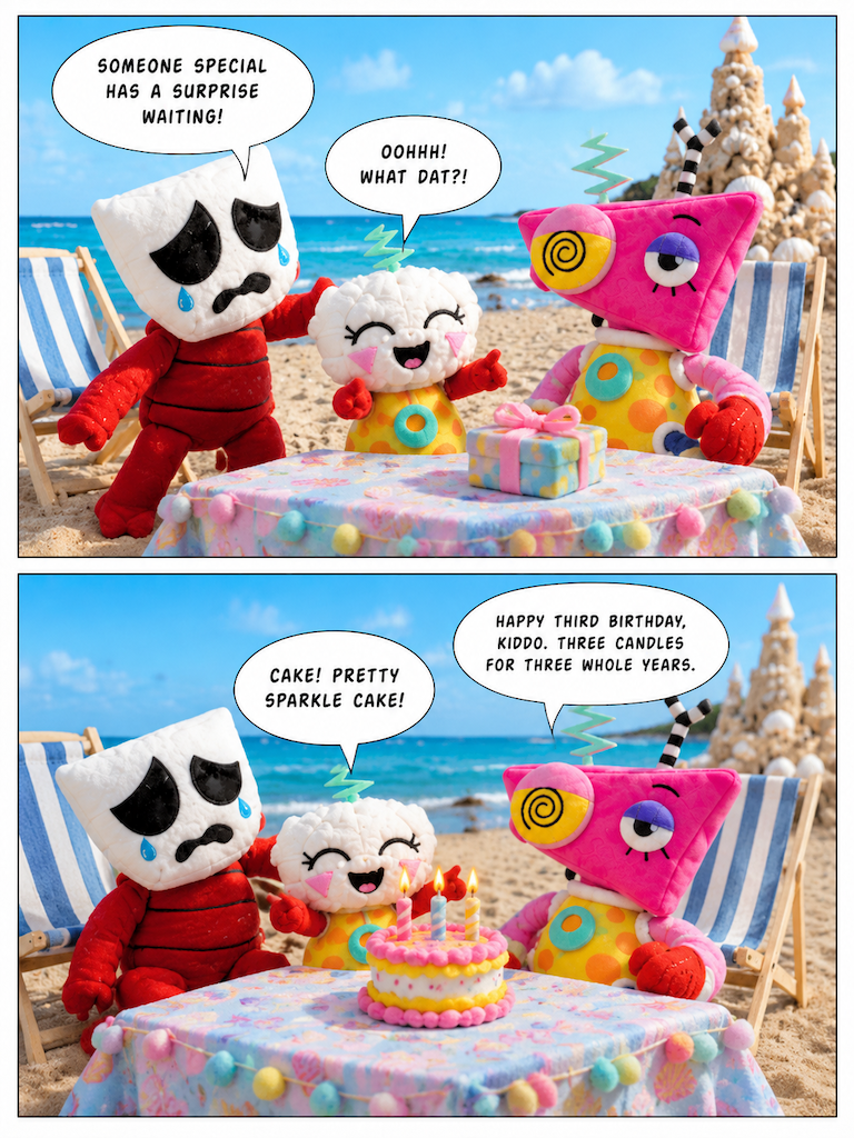 Three Candles on the Shore (page 2 of 4)