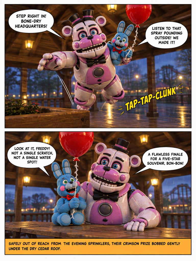 Sprinkler Dash at Dusk (page 4 of 4)