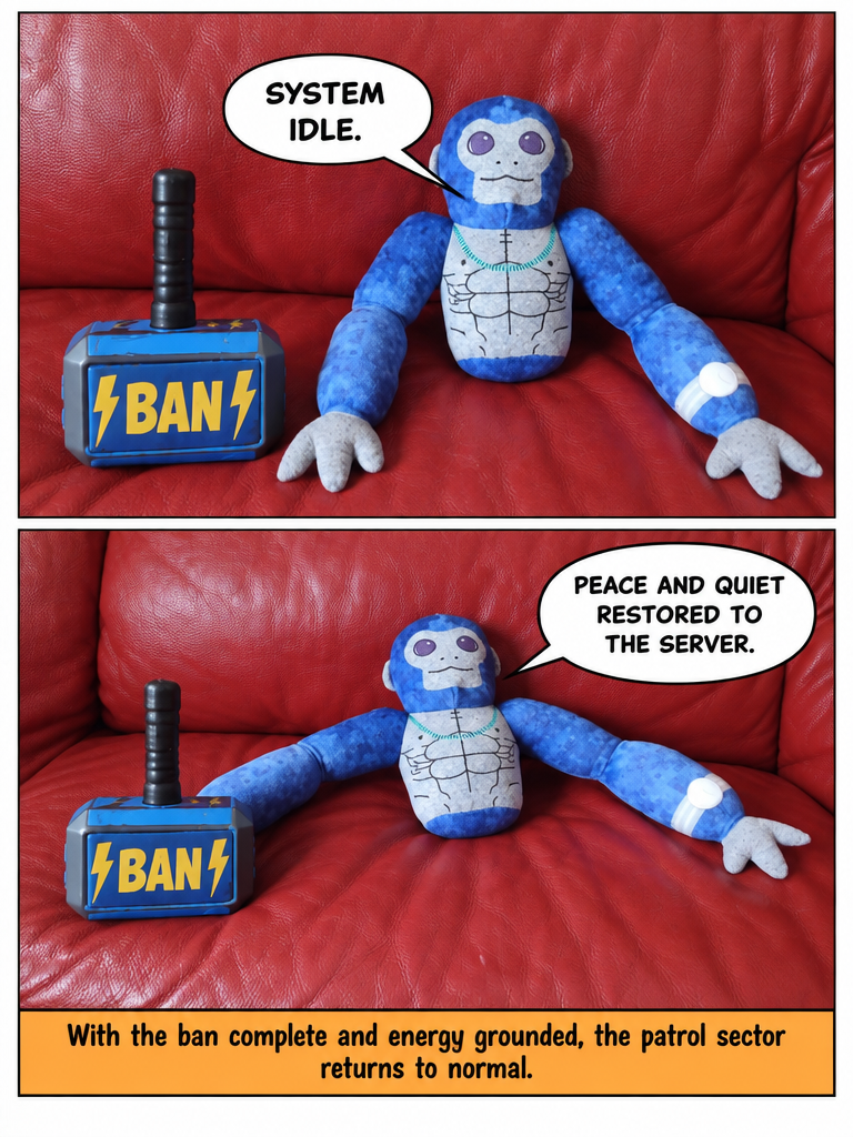 Quiet Shift on the Red Sofa (page 4 of 4)