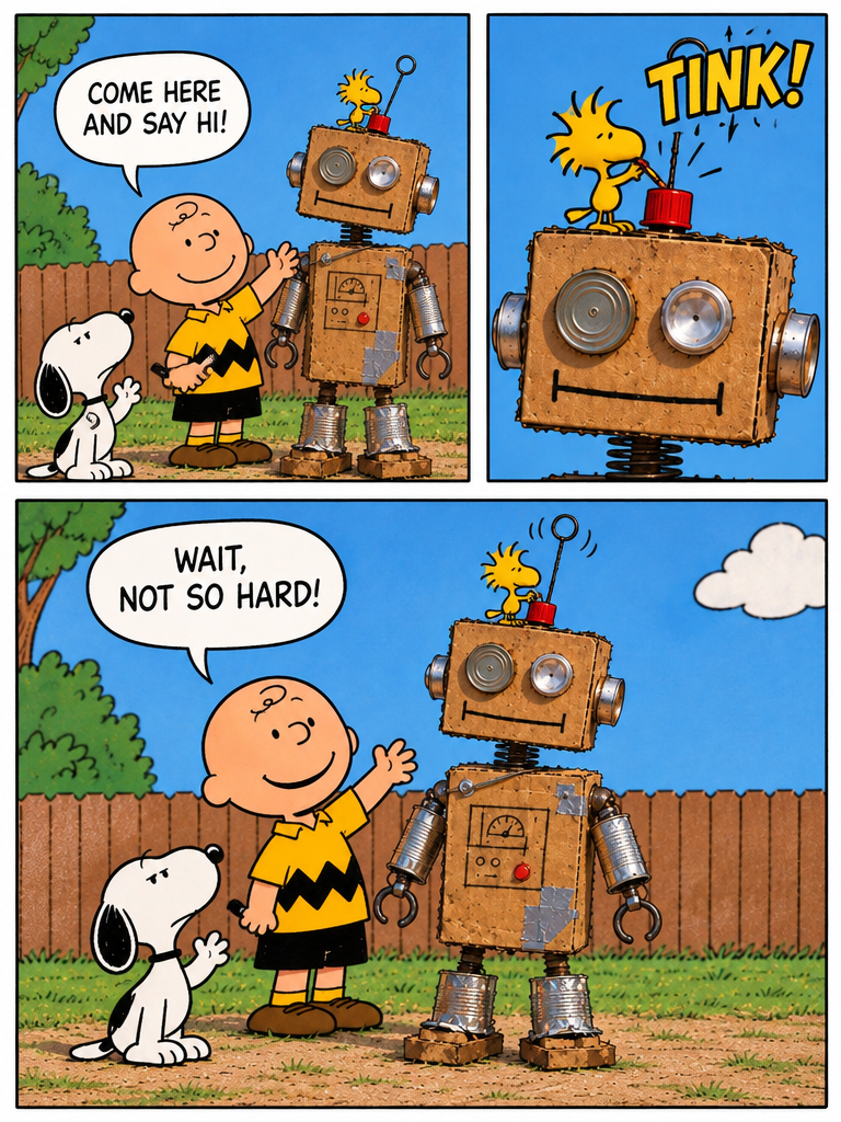 Charlie Brown's Backyard Robot (page 3 of 4)