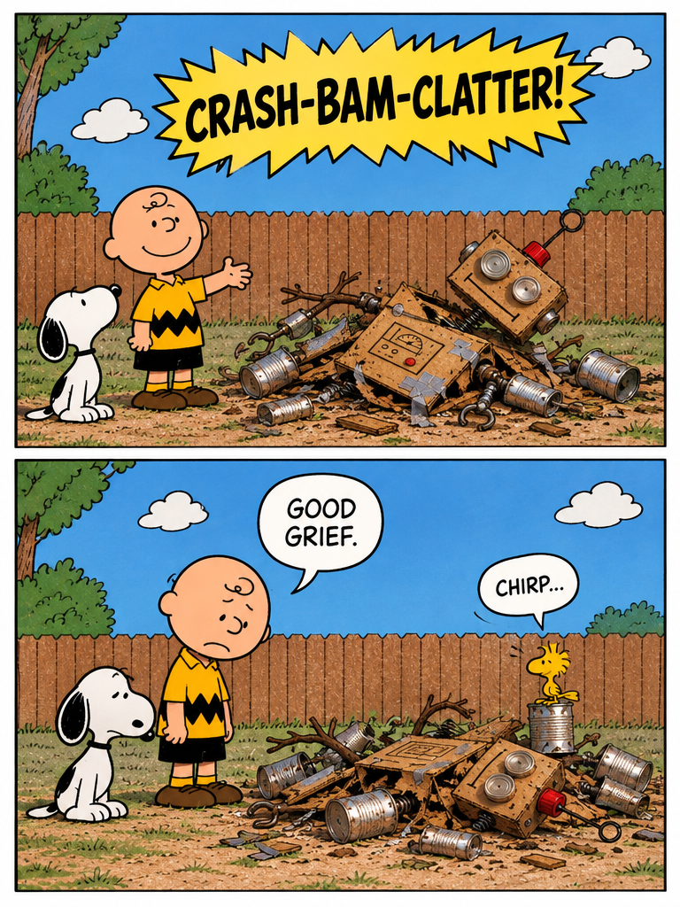 Charlie Brown's Backyard Robot (page 4 of 4)