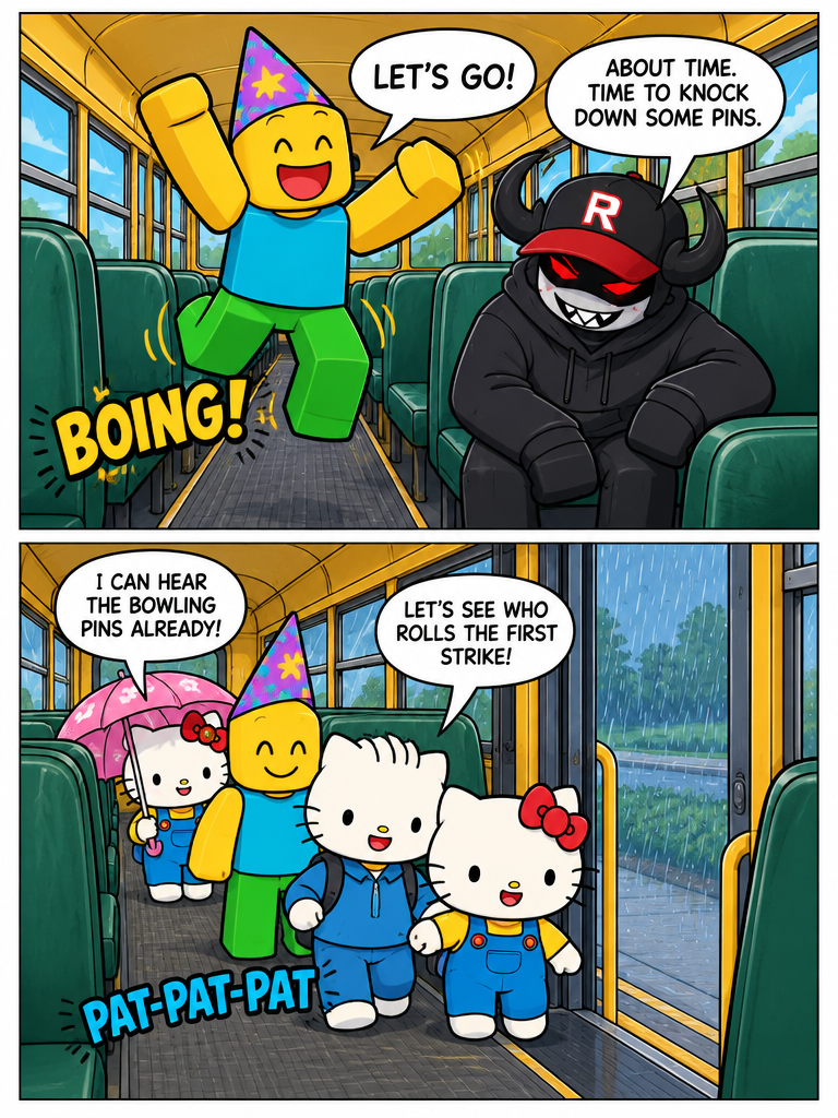 Arrival at the Bowling Alley (page 2 of 4)