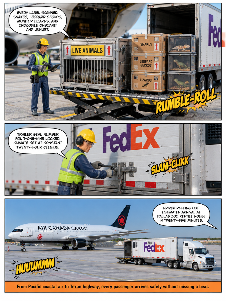 Air Canada Cargo: Reptile Express to Dallas (page 4 of 4)