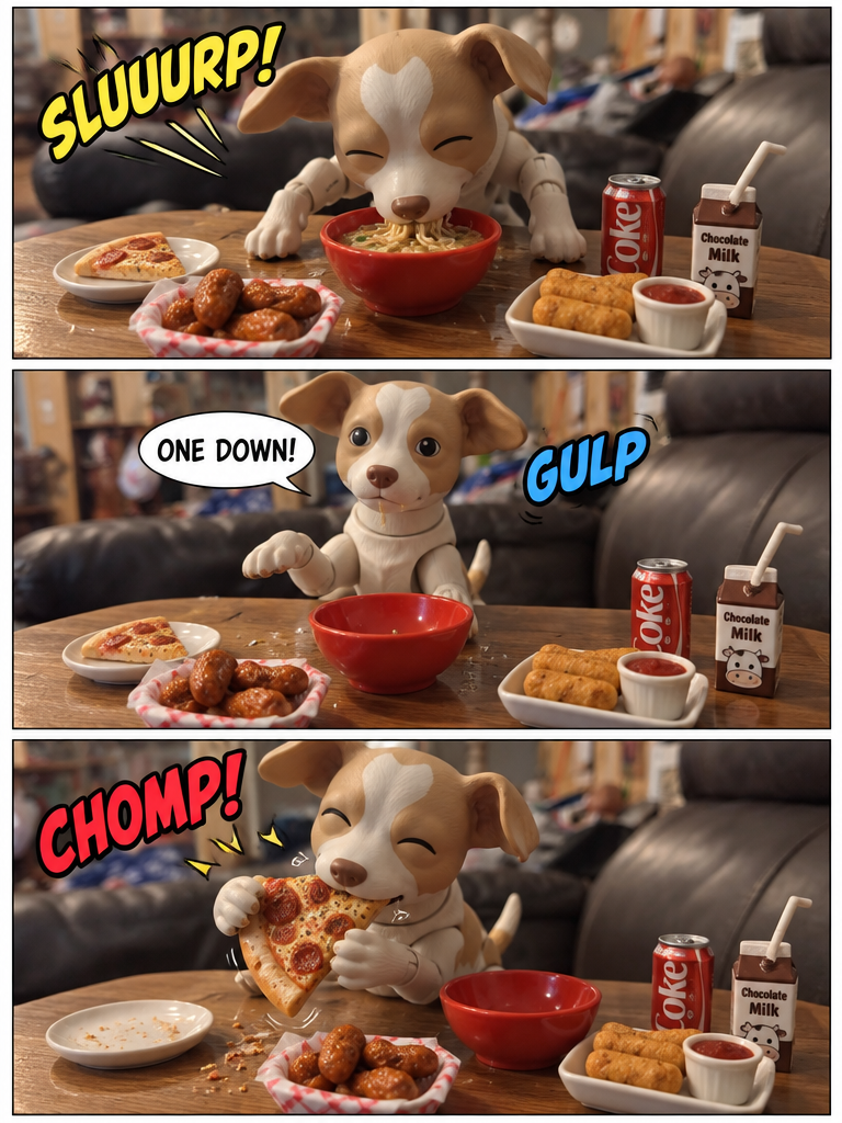 The pup does a muskbang (page 2 of 4)