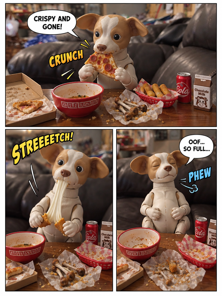 The pup does a muskbang (page 3 of 4)