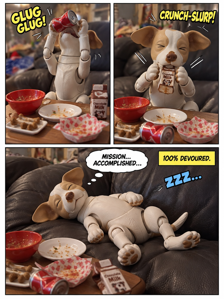 The pup does a muskbang (page 4 of 4)