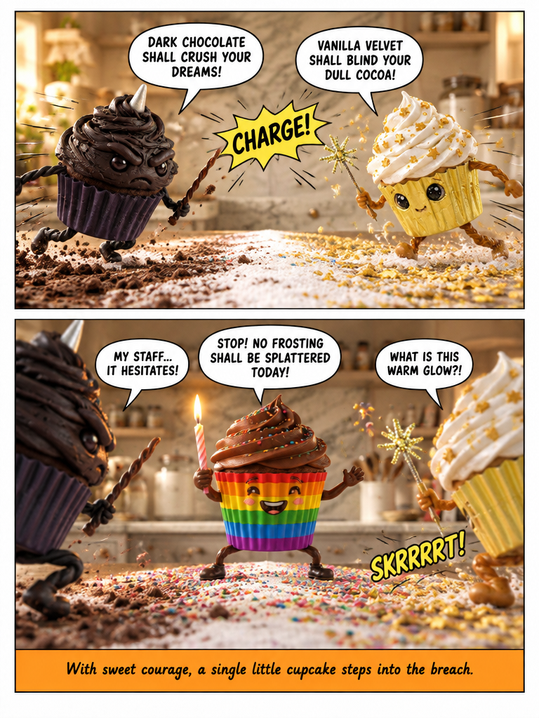 The Dark Cupcakes Verse The Light Cupcakes (page 2 of 4)