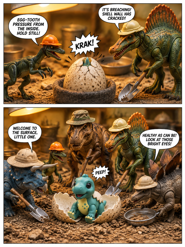 First Guest at the Dinosaur Zoo (page 3 of 4)