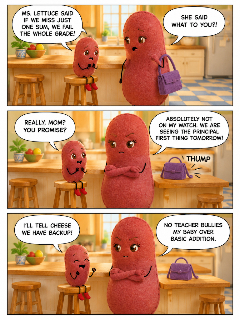 Little Miss Bean and Food School (page 2 of 4)