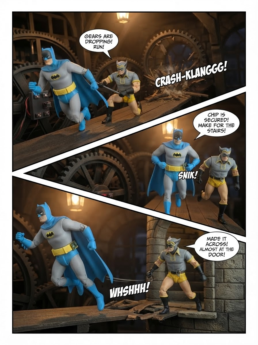 Batman 🦇Vs Nite Owl 🦉- Collapse of the Belfry 💬Comic Story ; part 11 (page 2 of 4)