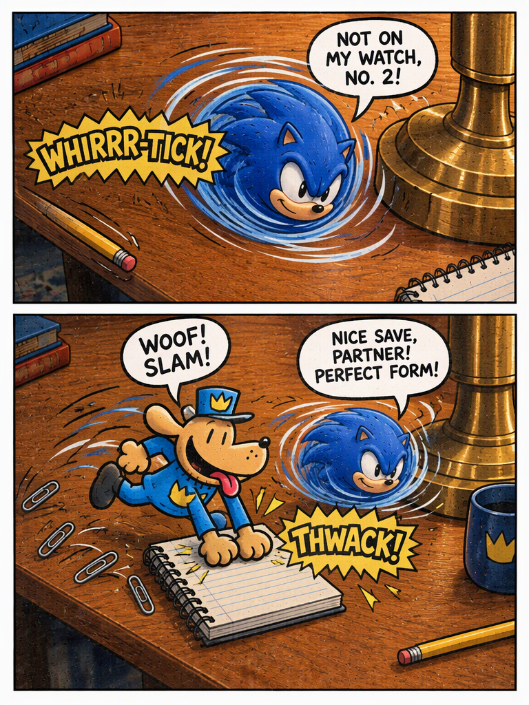 A Flash of Blue Across the Desk (page 3 of 4)