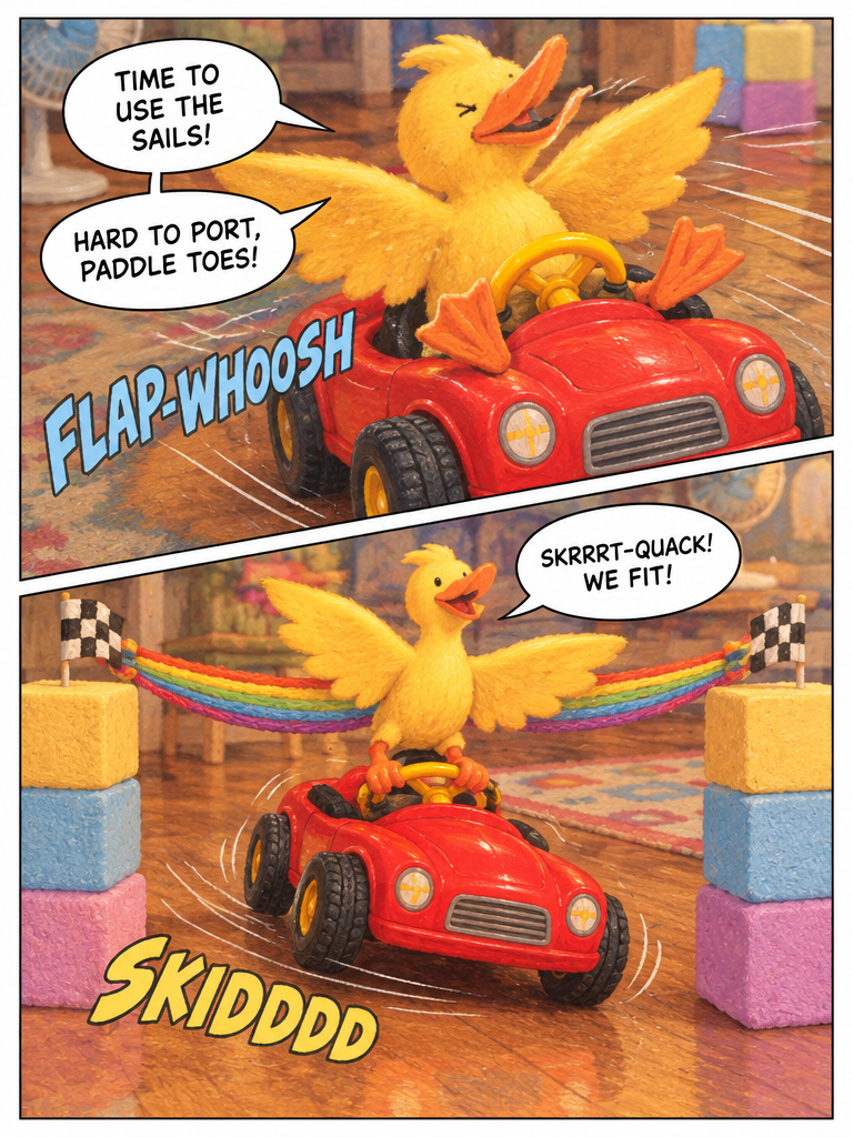Waddles Takes the Wheel (page 3 of 4)
