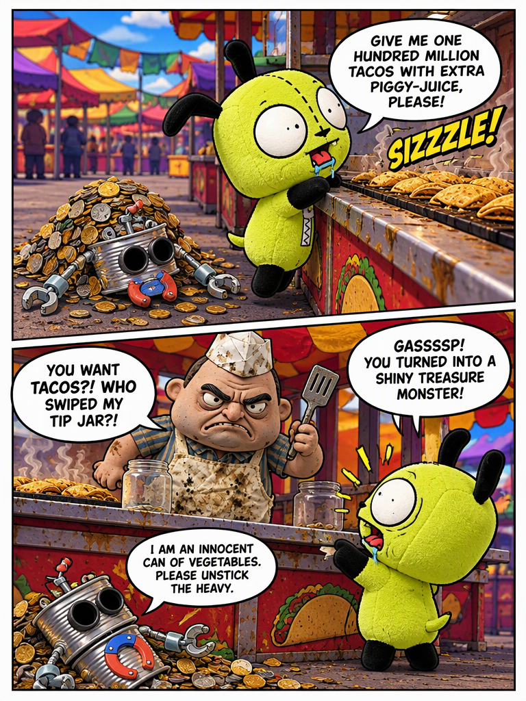 Magnetic Tacos and the Heavy Tin Can (page 2 of 4)