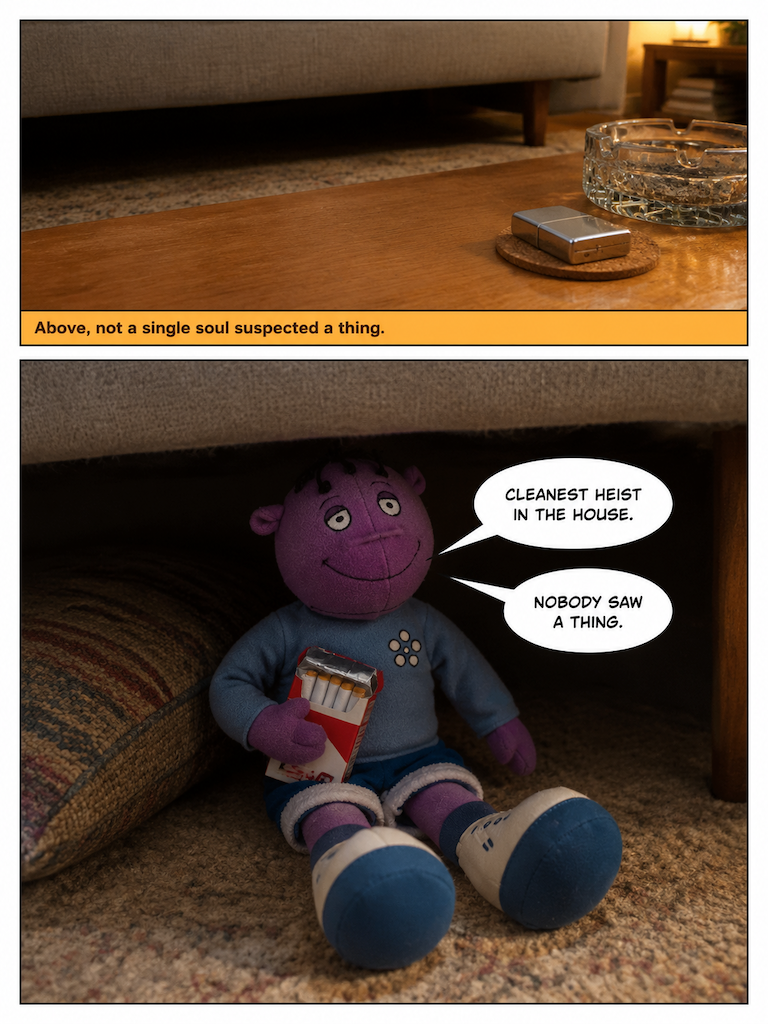 Milo's Coffee Table Heist (page 4 of 4)