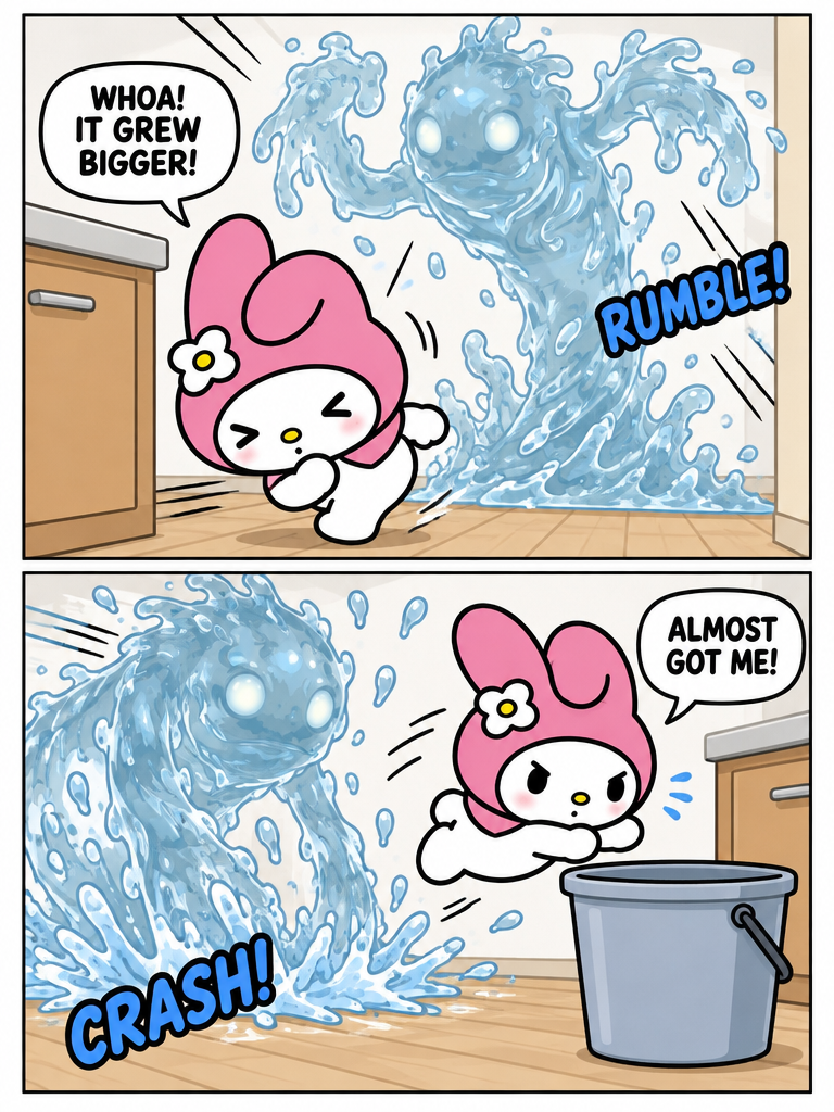 The Water Monster Chase (page 3 of 4)