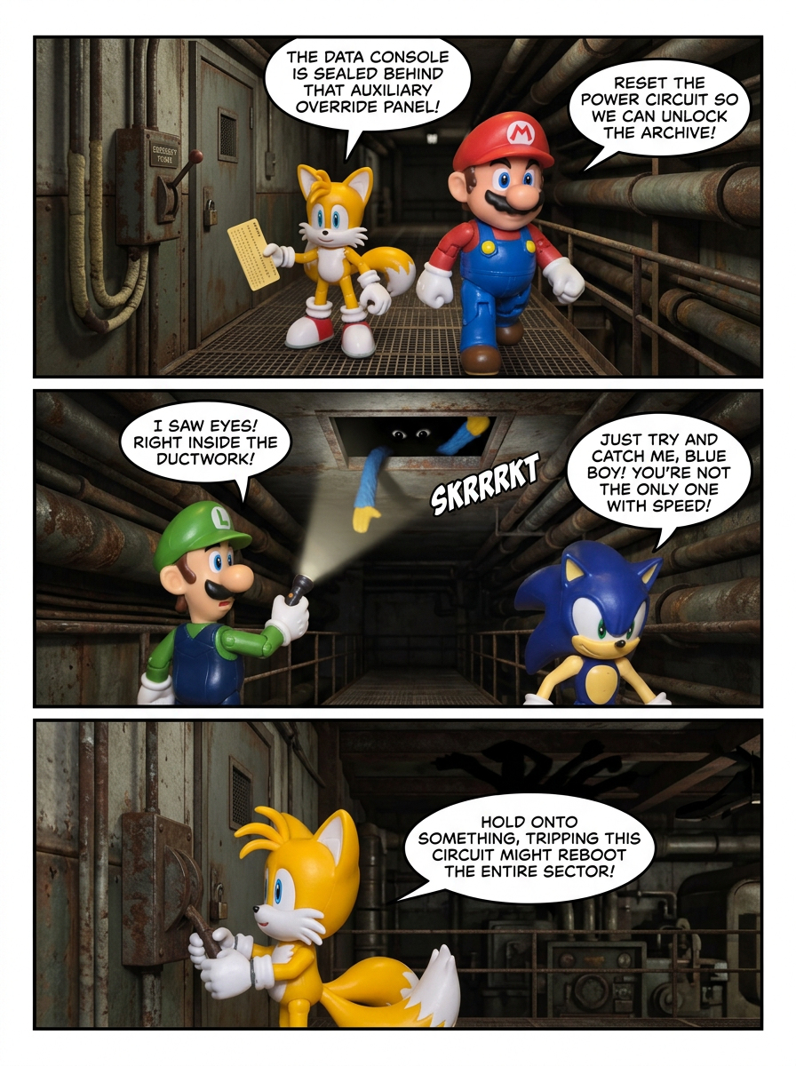The Mario and Sonic gang at Playtime Co. (page 4 of 8)