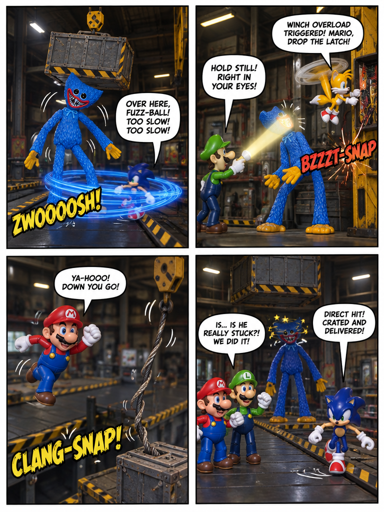 The Mario and Sonic gang at Playtime Co. (page 7 of 8)