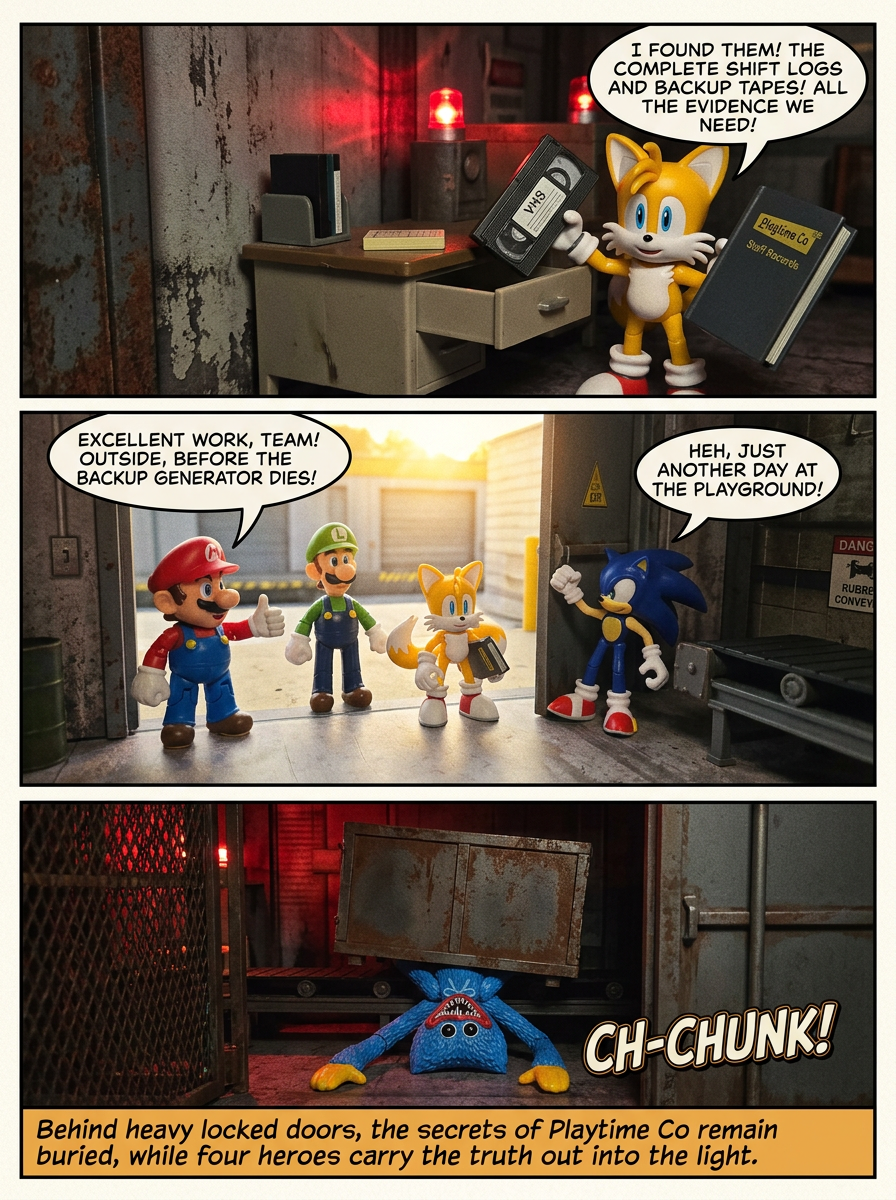 The Mario and Sonic gang at Playtime Co. (page 8 of 8)