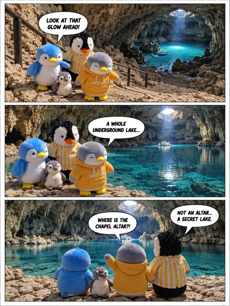 Three Penguin Siblings: The Cavern Sanctuary (page 4 of 4)