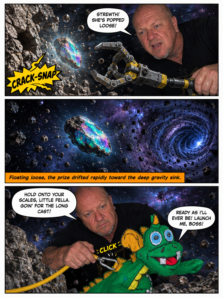 Dino-Rooka and Terry: The Cosmic Opal Hunt (page 2 of 4)