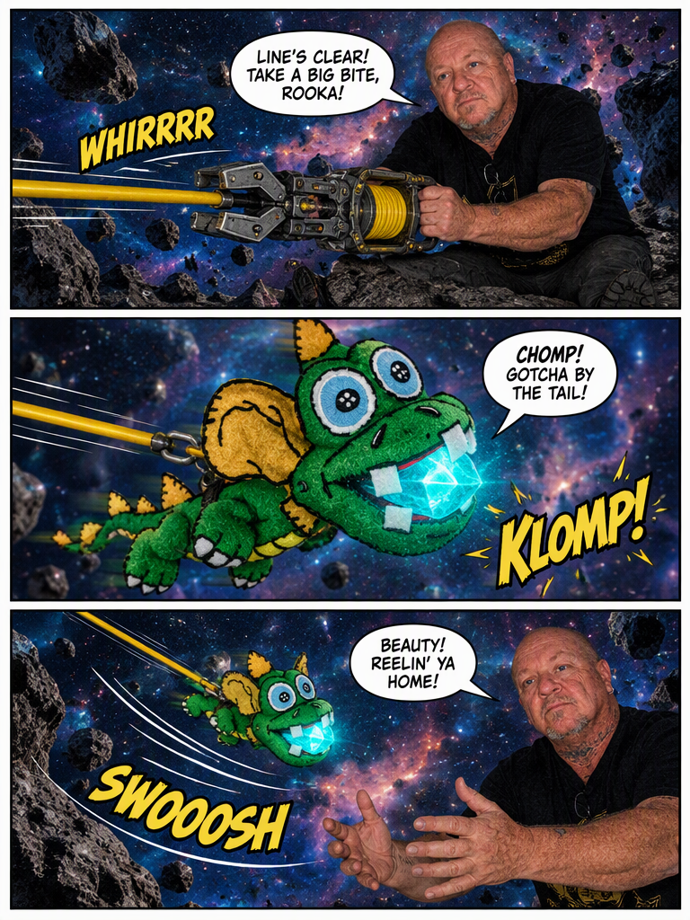 Dino-Rooka and Terry: The Cosmic Opal Hunt (page 3 of 4)